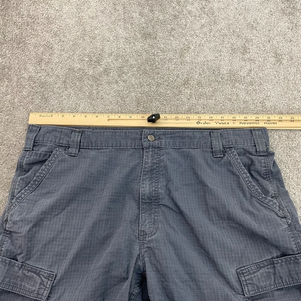 Carhartt Cargo Shorts Mens 42 Force Broxton Grey Ripstop Relaxed Fit